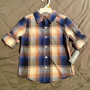 Osh Kosh Toddler Boys Button Down Shirt, 3T
